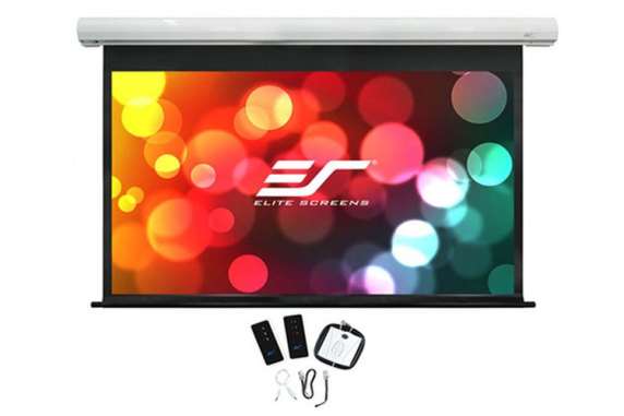 Elite Screens | Electric Premium Saker Series Screen | SK135XHW-E18 | Diagonal 135 " | 16:9 | Viewable screen width (W) 299 cm | White