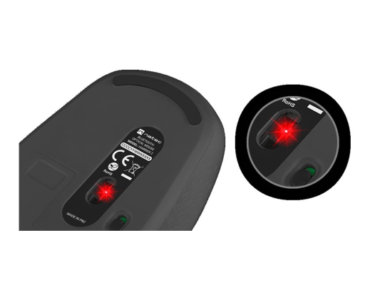 Natec | Mouse | Harrier 2 | Wireless | Bluetooth | Black