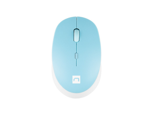 Natec | Mouse | Harrier 2 | Wireless | Bluetooth | White / Blue