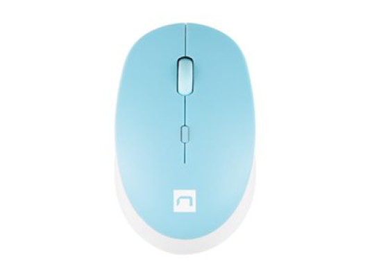 Natec | Mouse | Harrier 2 | Wireless | Bluetooth | White / Blue