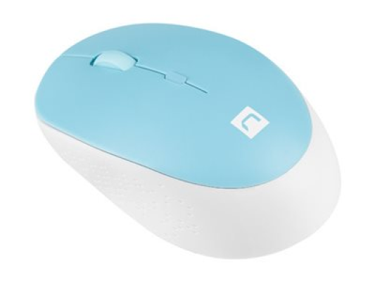 Natec | Mouse | Harrier 2 | Wireless | Bluetooth | White / Blue