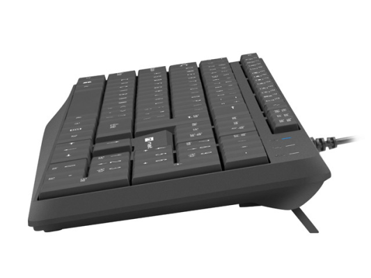 Natec | Keyboard | Nautilus NKL-1950 | Keyboard | Wired | US | Black | USB Type-A | 390 g