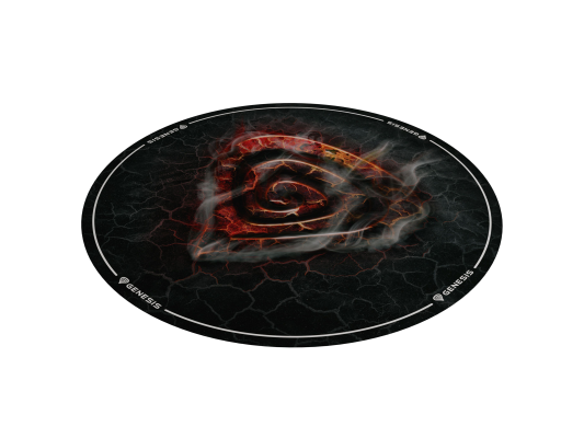 Genesis Tellur 400 Round Lava Floor Mat | Black