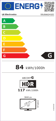LG | 55US662H3ZC | 55 " | Landscape | 16 / 7 | WebOS | 400 cd / m²