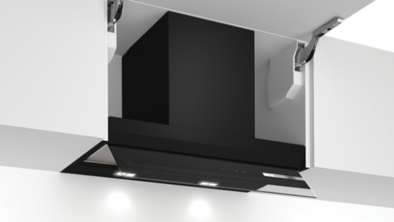 Bosch | Hood | DBB67AM60 Series 6 | Canopy | Energy efficiency class B | Width 59.7 cm | 460 m³ / h | Touch control | LED | Black
