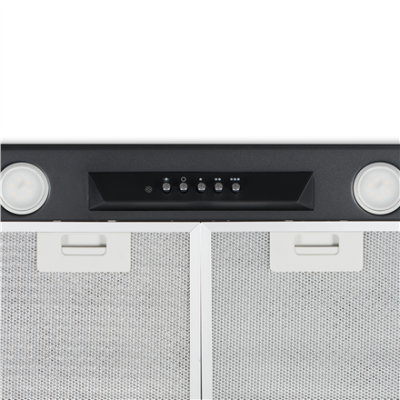 CATA | Hood | GT-PLUS 45 BK / M | Canopy | Energy efficiency class C | Width 60 cm | 645 m³ / h | Mechanical control | LED | Black