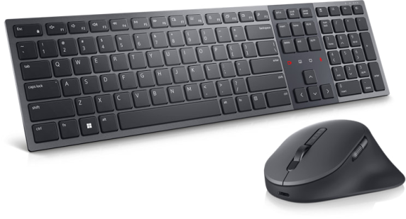 Dell | Premier Collaboration Keyboard and Mouse | KM900 | Keyboard and Mouse Set | Wireless | US | Graphite | USB-A | Wireless connection