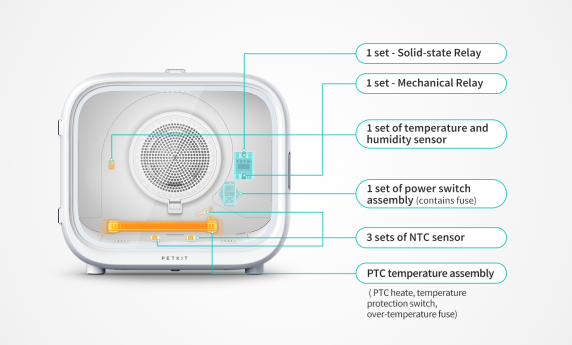 PETKIT | AirSalon Max Pro Smart Pet Dryer | White