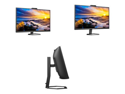 Philips | Monitor with Windows Hello Webcam | 34E1C5600HE / 00 | 34 " | VA | 21:9 | 100 Hz | 4 ms | 3440 x 1440 pixels | 300 cd / m² | HDMI ports quantity 1 | Black | Warranty 36 month(s)