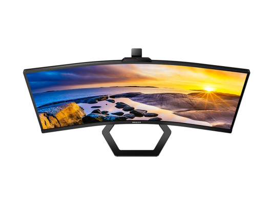 Philips | Monitor with Windows Hello Webcam | 34E1C5600HE / 00 | 34 " | VA | 21:9 | 100 Hz | 4 ms | 3440 x 1440 pixels | 300 cd / m² | HDMI ports quantity 1 | Black | Warranty 36 month(s)