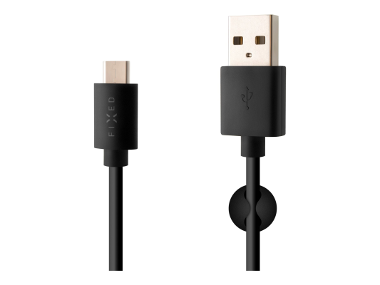 Fixed | Data And Charging Cable With USB / USB-C Connectors | Black