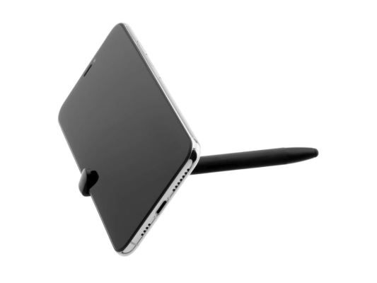 Fixed | Pen With Stylus and Stand | 3 in 1 | Pencil | Stylus for capacitive displays; Stand for phones and tablets | Black