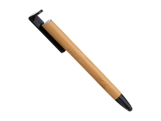 Fixed | Pen With Stylus and Stand | 3 in 1 | Pencil | Stylus for capacitive displays; Stand for phones and tablets | Bamboo