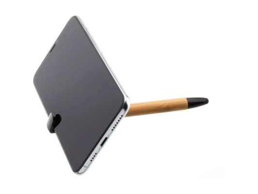 Fixed | Pen With Stylus and Stand | 3 in 1 | Pencil | Stylus for capacitive displays; Stand for phones and tablets | Bamboo