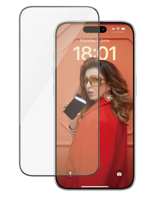 PanzerGlass | Screen protector | Apple | iPhone 15 Pro | Glass | Clear | Easy installation; Fingerprint resistant; Anti-yellowing | Ultra-Wide Fit