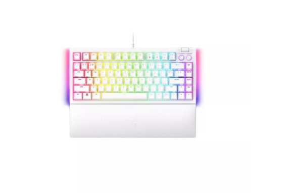 Razer | BlackWidow V4 75% | White | Gaming keyboard | Wired | US | Mechanical Switches