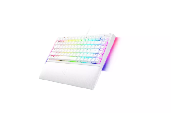 Razer | BlackWidow V4 75% | White | Gaming keyboard | Wired | US | Mechanical Switches