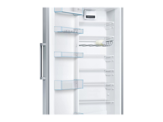 Bosch | Refrigerator | KSV33VLEP | Energy efficiency class E | Free standing | Larder | Height 176 cm | 39 dB | Stainless Steel