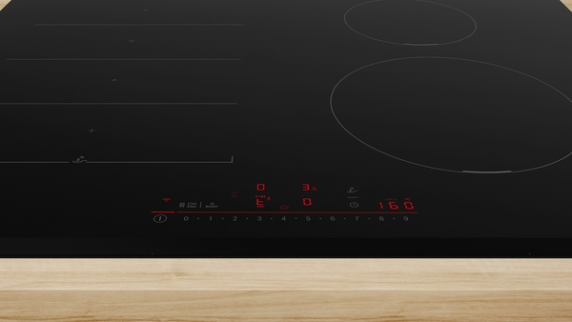 Bosch | Hob | PIX631HC1E Series 6 | Induction | Number of burners / cooking zones 4 | DirectSelect | Timer | Black