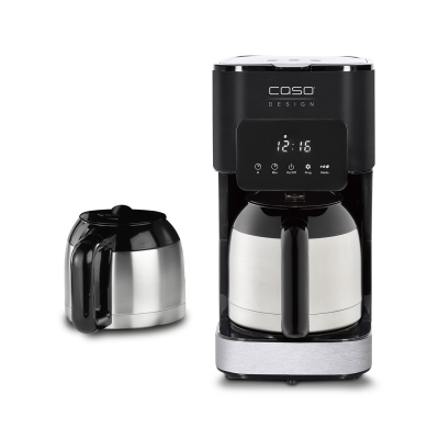 Caso | Coffee Maker with Two Insulated Jugs | Taste & Style Duo Thermo | Drip | 800 W | Black / Stainless Steel