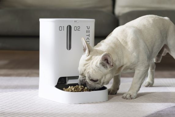 PETKIT | Feeder with Camera | P591 YumShare Dual-hopper | Capacity 2+3 L | White