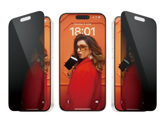 PanzerGlass | Screen protector | Apple | iPhone 15 Pro | Glass | Black | Ultra-Wide Fit w. EasyAligner