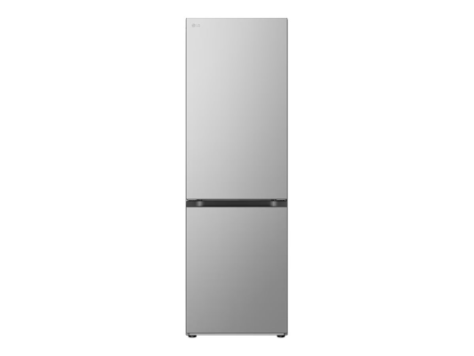 LG | Refrigerator | GBV7180CPY | Energy efficiency class C | Free standing | Combi | Height 186 cm | No Frost system | Fridge net capacity 234 L | Freezer net capacity 110 L | Display | 35 dB | Silver