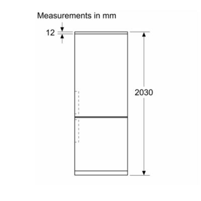 Bosch | Refrigerator | KGN392WDF Series 4 | Energy efficiency class D | Free standing | Combi | Height 203 cm | No Frost system | Fridge net capacity 260 L | Freezer net capacity 103 L | 35 dB | White