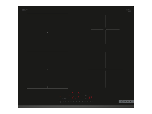Bosch | Hob | PVS63KHC1Z Series 6 | Induction | Number of burners / cooking zones 4 | Touch | Timer | Black