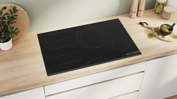 Bosch | Hob | PXE831HC1E | Induction | Number of burners / cooking zones 4 | Touch | Timer | Black