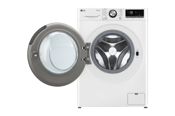 LG | Washing Machine | F4WR711S2W | Energy efficiency class A | Front loading | Washing capacity 11 kg | 1400 RPM | Depth 55.5 cm | Width 60 cm | Display | LED | Steam function | Direct drive | Wi-Fi | White