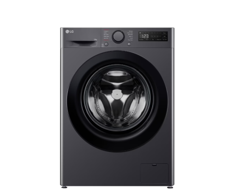 LG | Washing Machine | F4WR510SBM | Energy efficiency class A | Front loading | Washing capacity 10 kg | 1400 RPM | Depth 57 cm | Width 60 cm | Display | LED | Steam function | Black