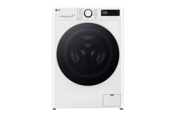 LG | Washing machine with dryer | F2DR509S1W | Energy efficiency class A | Front loading | Washing capacity 9 kg | 1200 RPM | Depth 47.5 cm | Width 60 cm | Display | Rotary knob + LED | Drying system | Drying capacity 5 kg | Ste