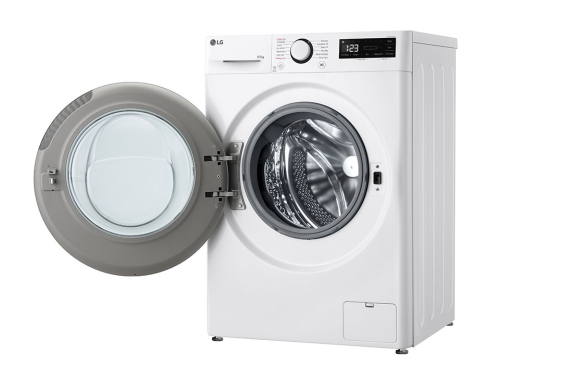 LG | Washing machine with dryer | F2DR509S1W | Energy efficiency class A | Front loading | Washing capacity 9 kg | 1200 RPM | Depth 47.5 cm | Width 60 cm | Display | Rotary knob + LED | Drying system | Drying capacity 5 kg | Ste