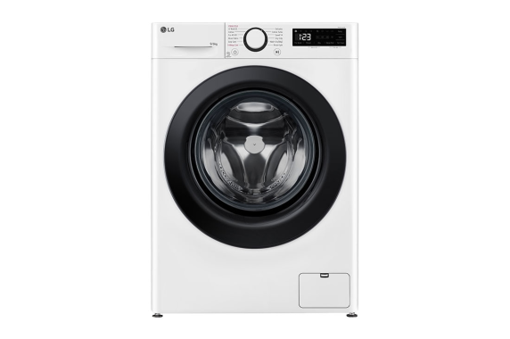 LG | Washing machine with dryer | F4DR509SBW | Energy efficiency class A | Front loading | Washing capacity 9 kg | 1400 RPM | Depth 55 cm | Width 60 cm | Display | Rotary knob + LED | Drying system | Drying capacity 6 kg | Steam