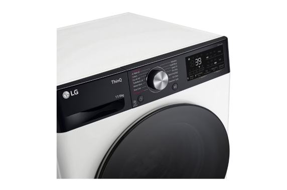 LG | Washing Machine with Dryer | F4DR711S2H | Energy efficiency class A | Front loading | Washing capacity 11 kg | 1400 RPM | Depth 56.5 cm | Width 60 cm | Display | LED | Drying system | Drying capacity 6 kg | Steam function |