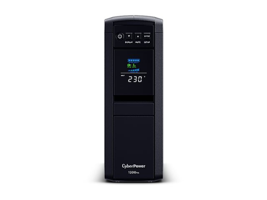 CyberPower | PFC Sinewave UPS Series | CP1350PFCLCD | 1350 VA | 880 W | 144 V | 88 V | NEMA 5-15P, 5 ft. cord