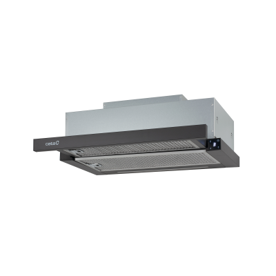 CATA | Hood | TFH 6630 BK / A | Telescopic | Energy efficiency class A+ | Width 60 cm | 605 m³ / h | Touch Control | LED | Black