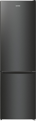 Gorenje | Refrigerator | NRK6202EBXL4 | Energy efficiency class E | Free standing | Combi | Height 200 cm | No Frost system | Fridge net capacity 235 L | Freezer net capacity 96 L | Display | 38 dB | Black