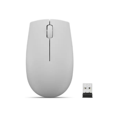 Lenovo | Compact Mouse with battery | 300 | Wireless | Arctic Grey