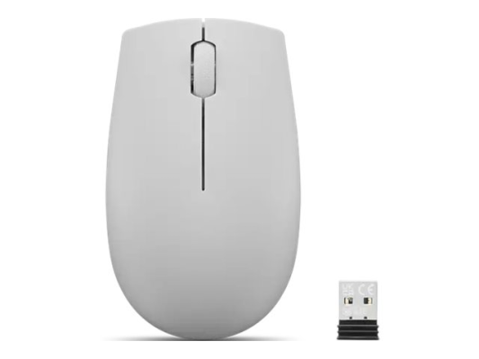Lenovo | Compact Mouse with battery | 300 | Wireless | Arctic Grey