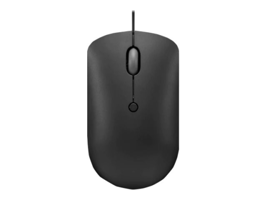 Lenovo | Compact Mouse | 400 | Wired | USB-C | Raven black