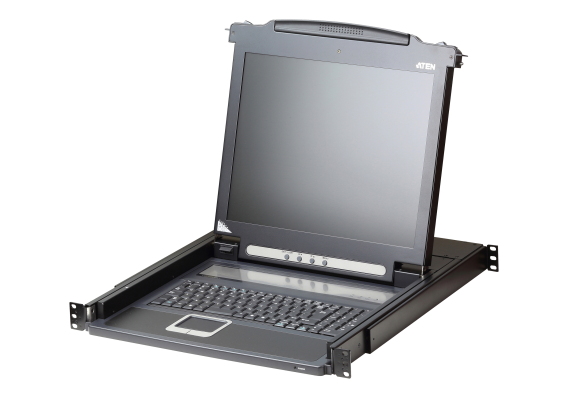Aten | Single Rail LCD Console (PS / 2-USB, VGA) | CL1000N