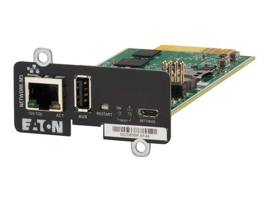 Eaton | Cybersecure Gigabit NETWORK-M3 Card for UPS and PDU | Network-M3