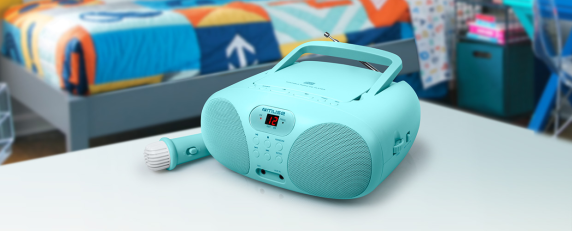 Muse | Portable Sing-A-Long Radio CD Player | MD-203 KB | AUX in | CD player | FM radio
