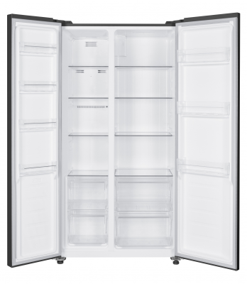 ETA | Refrigerator | ETA138890010EN | Energy efficiency class E | Free standing | Side by Side | Height 177 cm | No Frost system | Fridge net capacity 291 L | Freezer net capacity 151 L | Display | 39 dB | Stainless Steel
