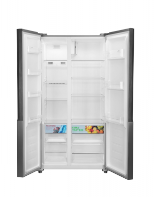 ETA | Refrigerator | ETA138890010EN | Energy efficiency class E | Free standing | Side by Side | Height 177 cm | No Frost system | Fridge net capacity 291 L | Freezer net capacity 151 L | Display | 39 dB | Stainless Steel