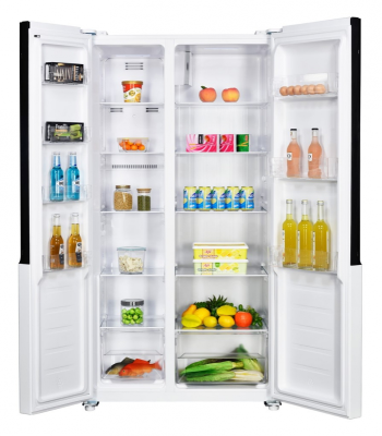 ETA | Refrigerator | ETA139790000EN | Energy efficiency class E | Free standing | Side by side | Height 177 cm | No Frost system | Fridge net capacity 291 L | Freezer net capacity 151 L | Display | 39 dB | White