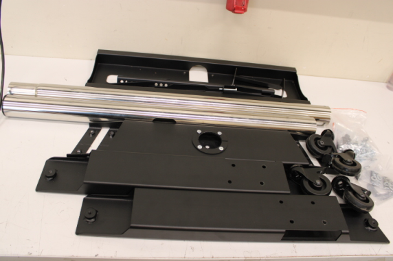 SALE OUT. | EDBAK | Floor stand | TR5E | Trolleys & Stands | 42-65 " | Maximum weight (capacity) 50 kg | USED AS DEMO, SCRATCHED, MISSING HEXAGON WRENCHES | Black