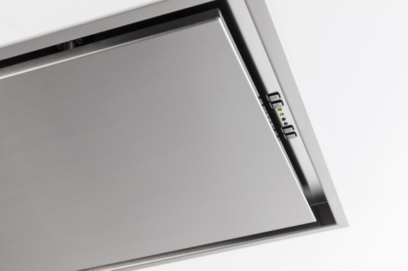 Novy 6843 Pureline Hood, Built-in, A++, Ceiling, Width 120 cm, Max extraction power 611 m³ / h, Stainless steel | Novy